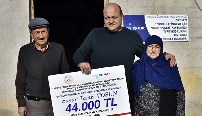 Engelliye İŞKUR’dan Destek!